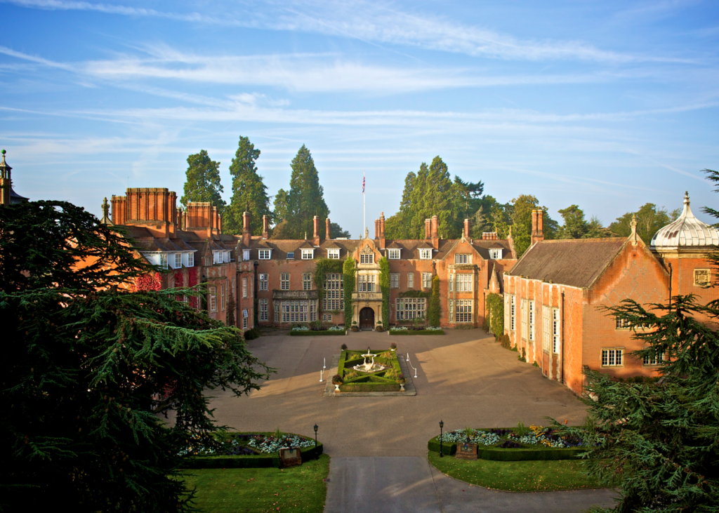 Tylney Hall hotel aerial picture